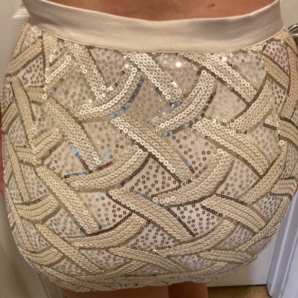 Ark & Co. Sequin matching skirt set - Picture 7 of 9